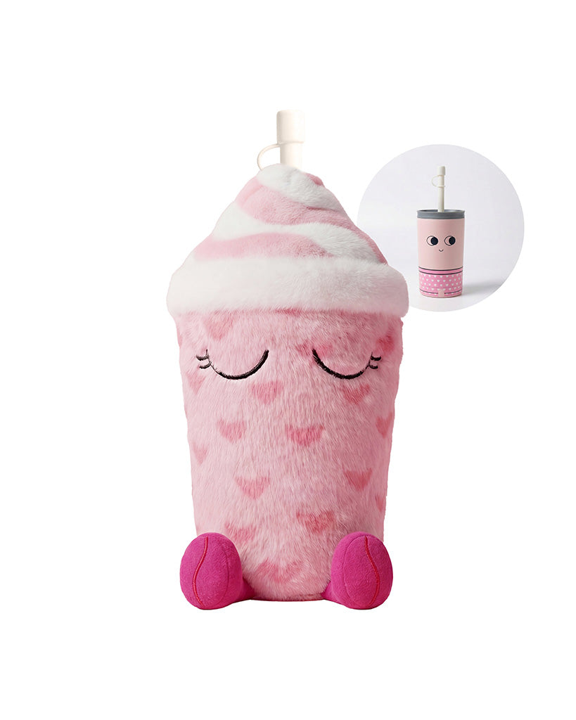 Asobu 12oz/360ml Fuzzie Plush Lulu the Love Bug with Tumbler
