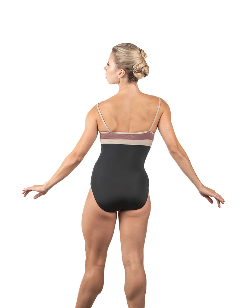 Ballet Rosa Vitalite Akia V Neck Compression Camisole Leotard - Womens - Ambre