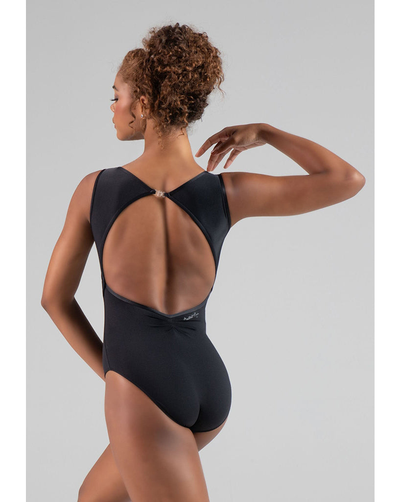 Ballet Rosa Vitalite Jace Scoop Neck Open Back Compression Tank Leotard - Womens