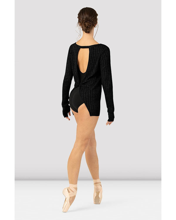 Bloch Amore Knitted Open Back Sweater - Z1069 Womens - Dancewear