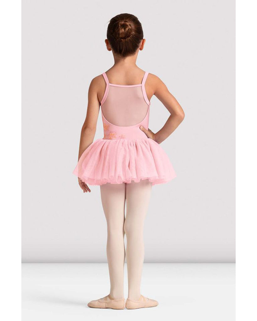 Bloch Anastasia Metallic Floral Mesh Back Camisole Tutu Ballet Dress - CL70008 Girls