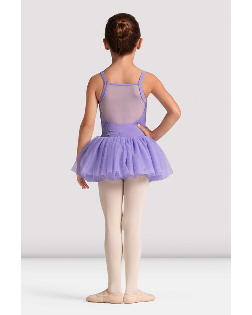 Bloch Anastasia Metallic Floral Mesh Back Camisole Tutu Ballet Dress - CL70008 Girls