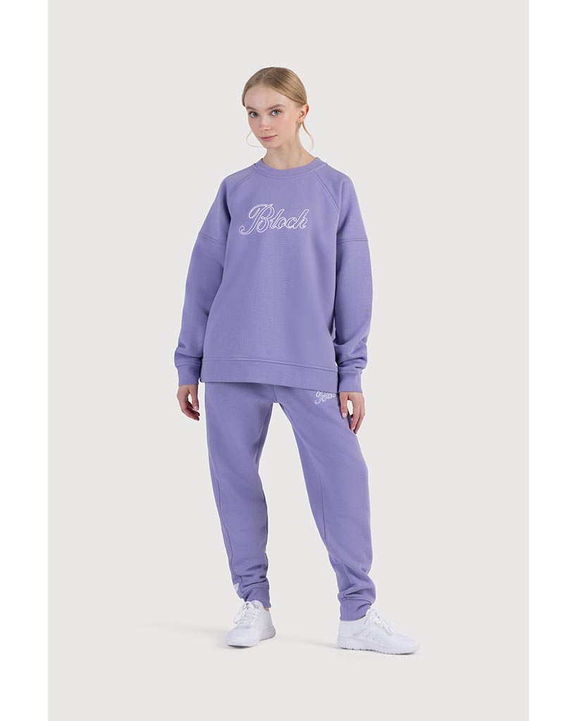 Bloch Off Duty Terry Crew Sweatshirt - JLW5012 Womens