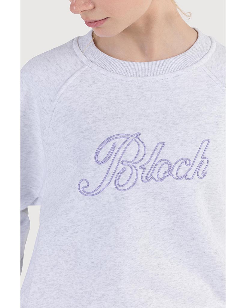 Bloch Off Duty Terry Crew Sweatshirt - JLW5012 Womens