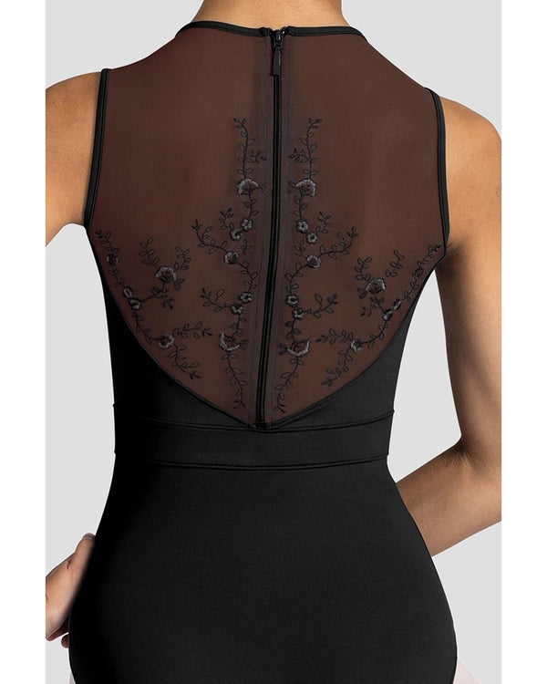 BLOCH NAKITA VELVET HIGH NECK LEOTARD - ADULT #L1007