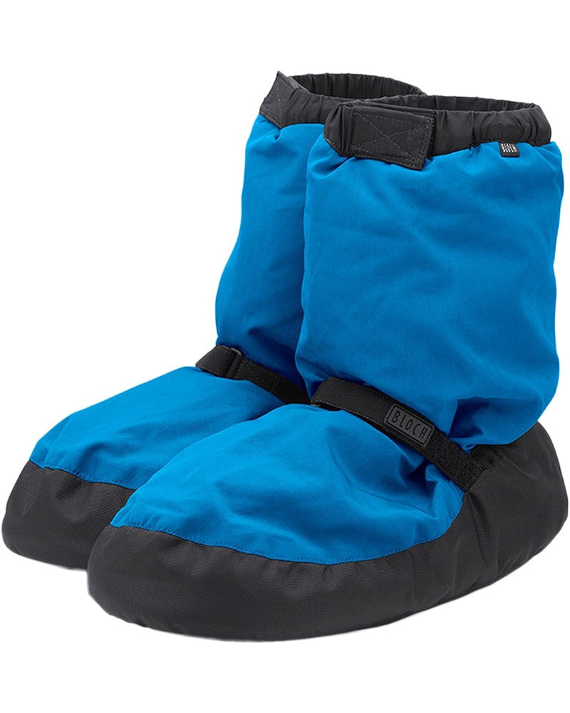 Bloch Warm Up Dance Booties - IM009 Womens/Mens Dance Shoes - Warmup Bloch Fluorescent Blue Extra Small Dancewear Centre Canada