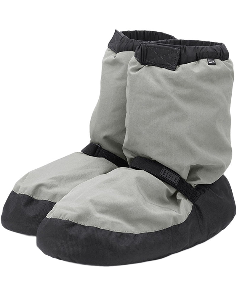 Bloch Warm Up Dance Booties - IM009 Womens/Mens Dance Shoes - Warmup Bloch Light Grey Extra Small Dancewear Centre Canada