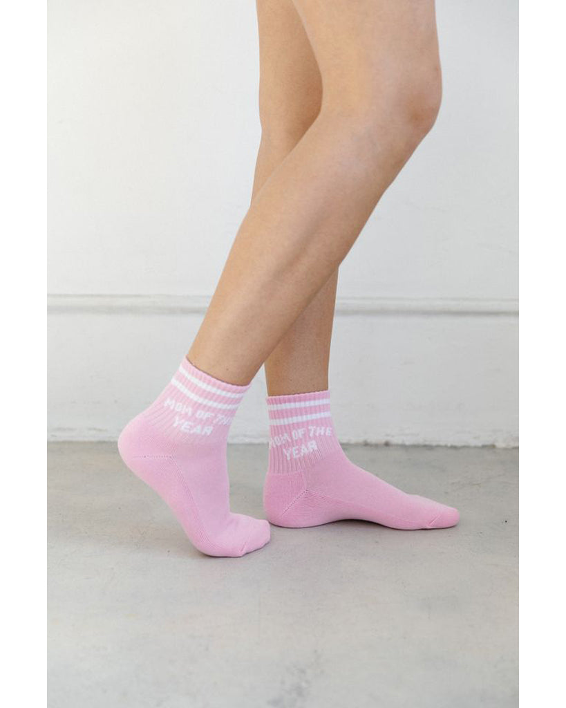 Brunette the Label Mom of The Year Socks