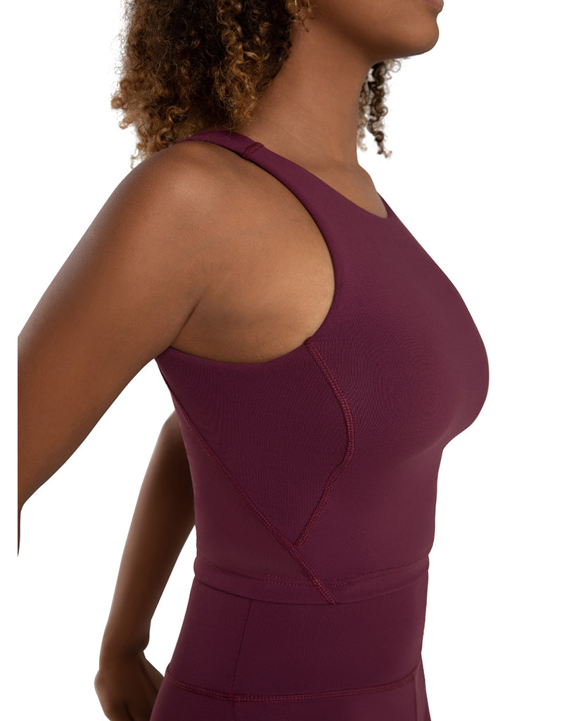 Capezio High Neck Long Line Bra Top - SE2002C Girls