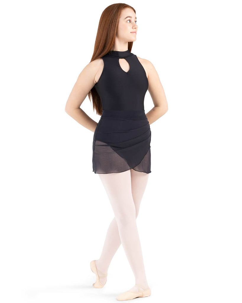 Capezio Reflection Pleated Side Seam Pull-On Skirt - 12245W Womens