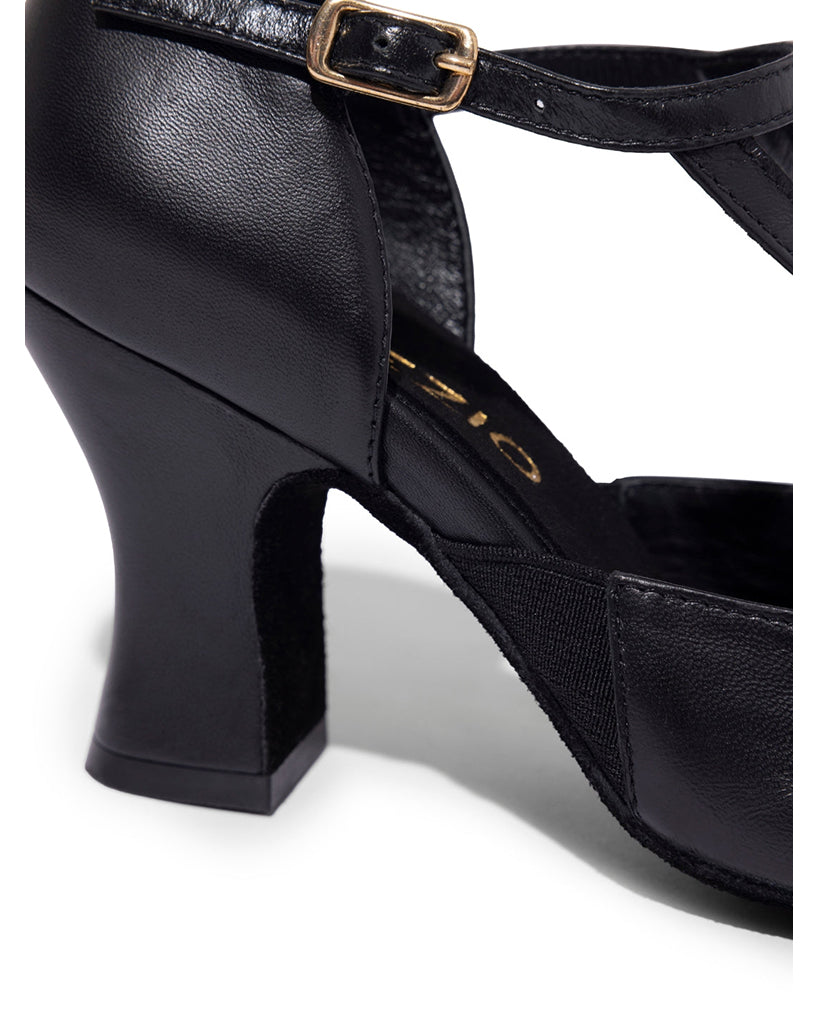 Capezio Shanel Y Strap Nappa Leather 3" Character Shoes - 850 Womens