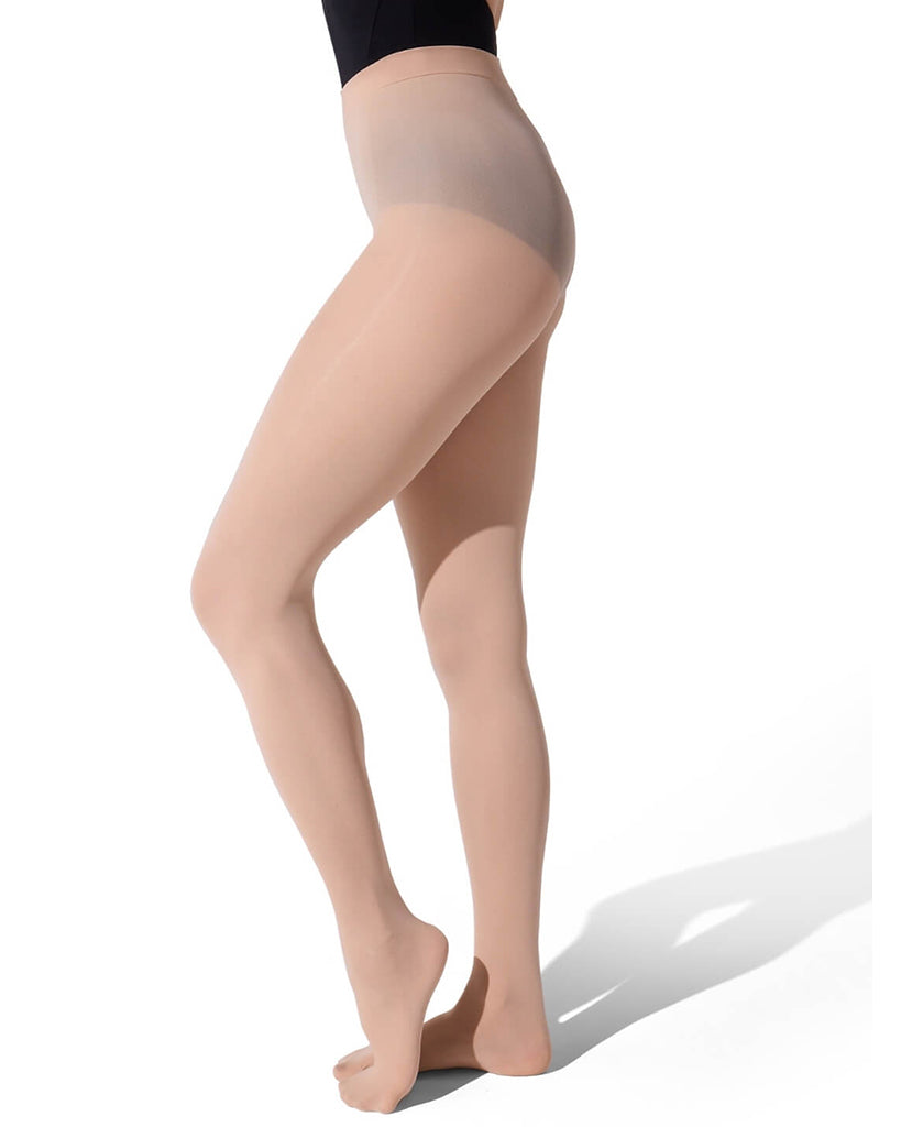 Capezio Ultra Soft Knit Waistband Transition Dance Tights - 1916 Womens