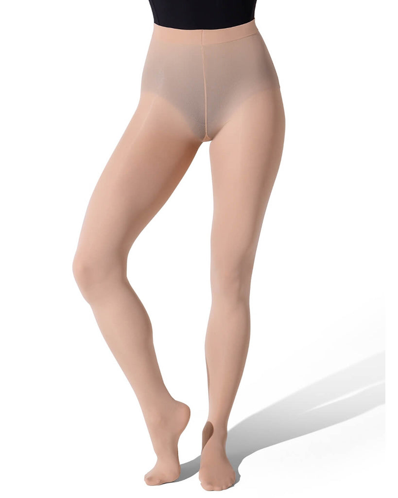 Capezio Ultra Soft Knit Waistband Transition Dance Tights - 1916XC Girls