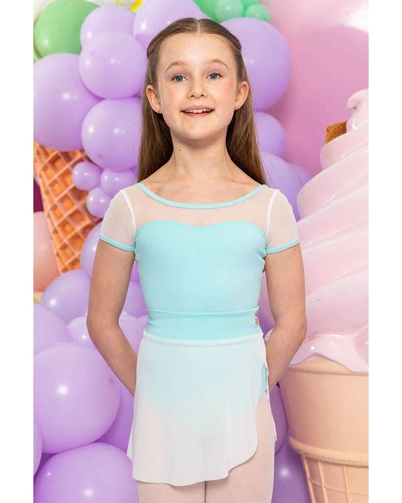 Claudia Dean World Odile Ice Cream Collection Rose Gold Clip Seamed Wrap Skirt - Womens