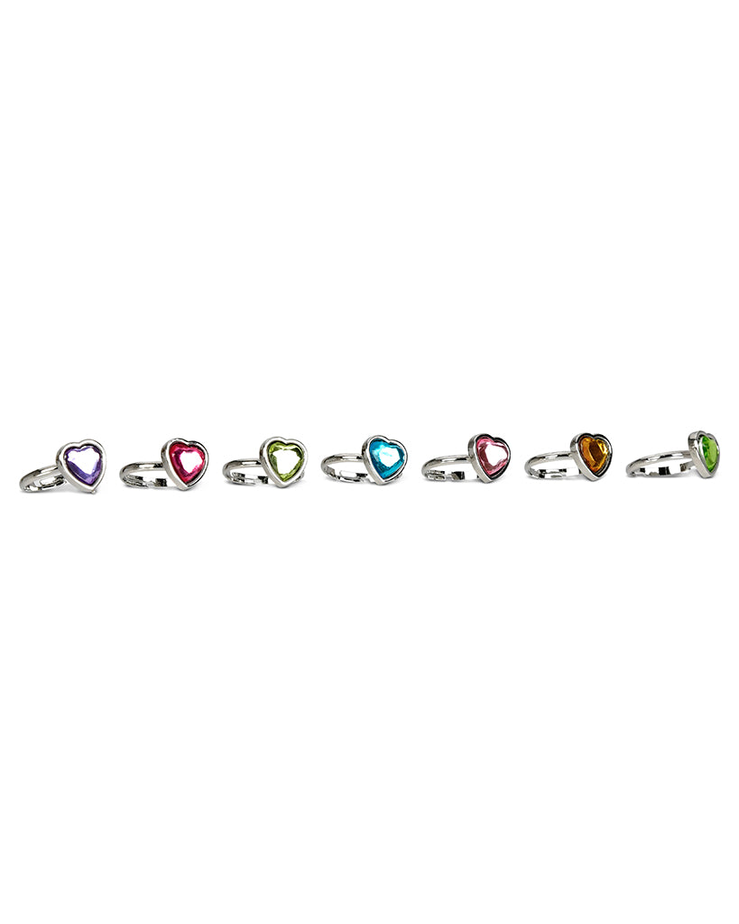 Days of the Week Stick-On Earrings & Ring Set