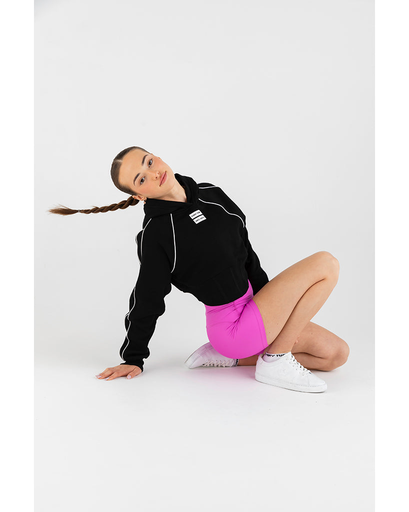 Every Squad Cropped Hoodie - Girls - Black