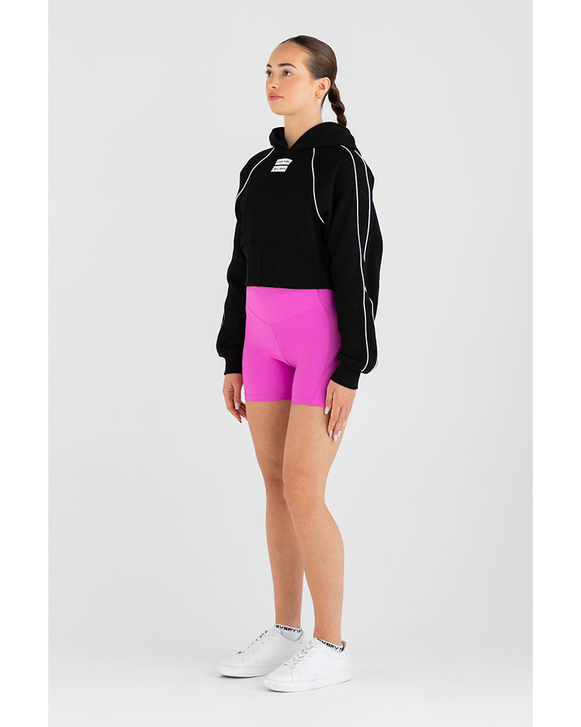 Every Squad Cropped Hoodie - Girls - Black