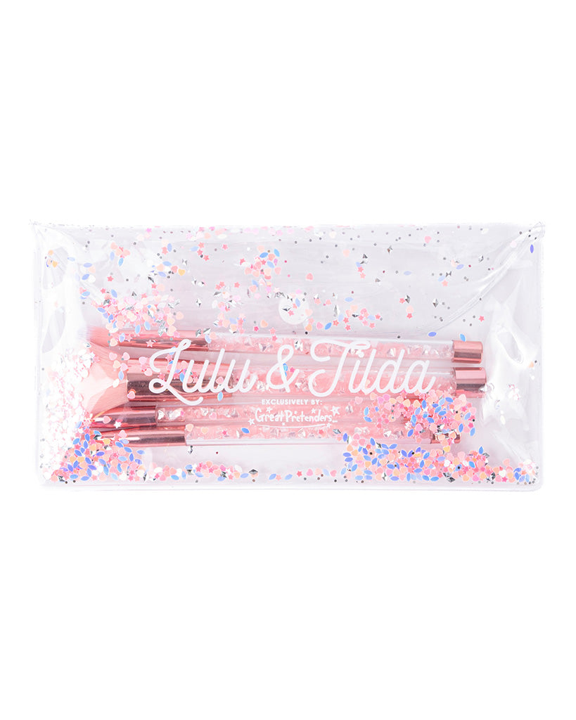 Great Pretenders Glam Girl Glitter Brush Set with Bag