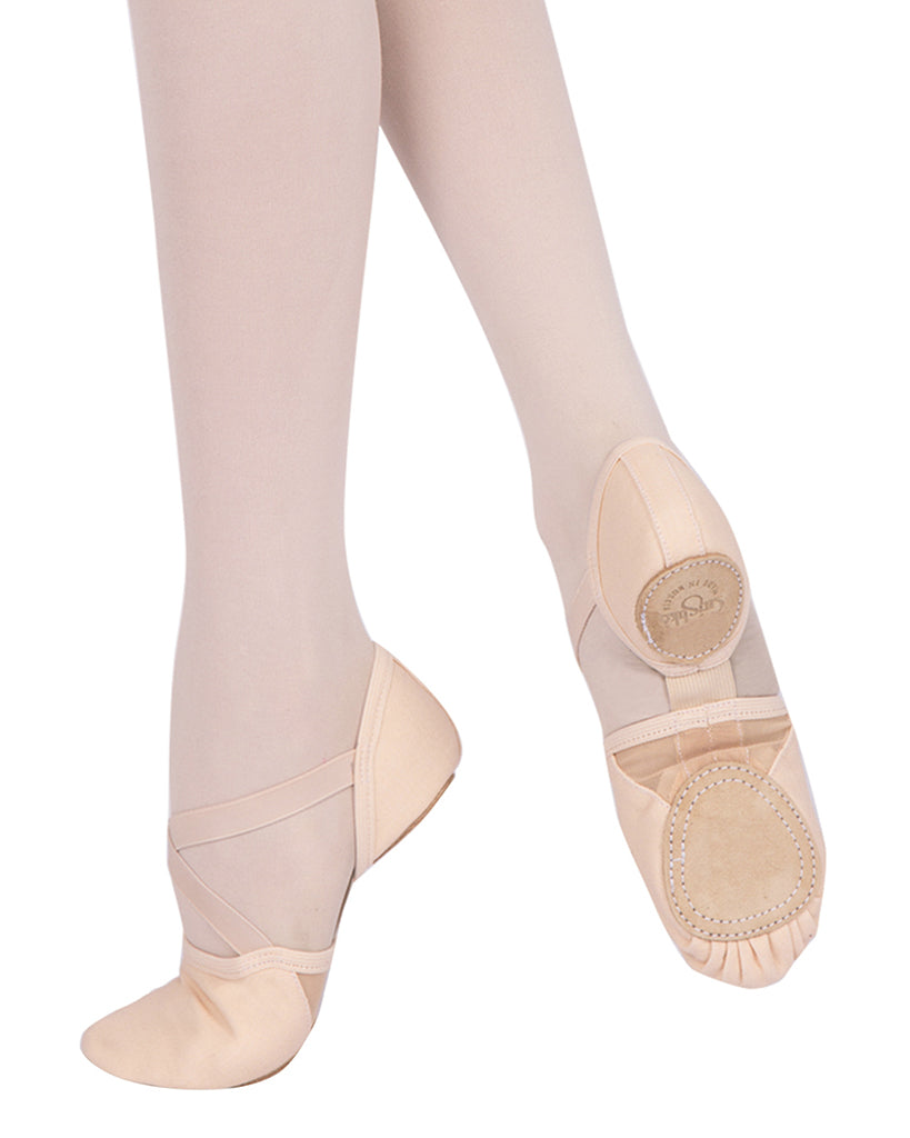 Grishko Model 10 Stretch Arch Canvas Split Sole Ballet Slippers - 03010 Womens