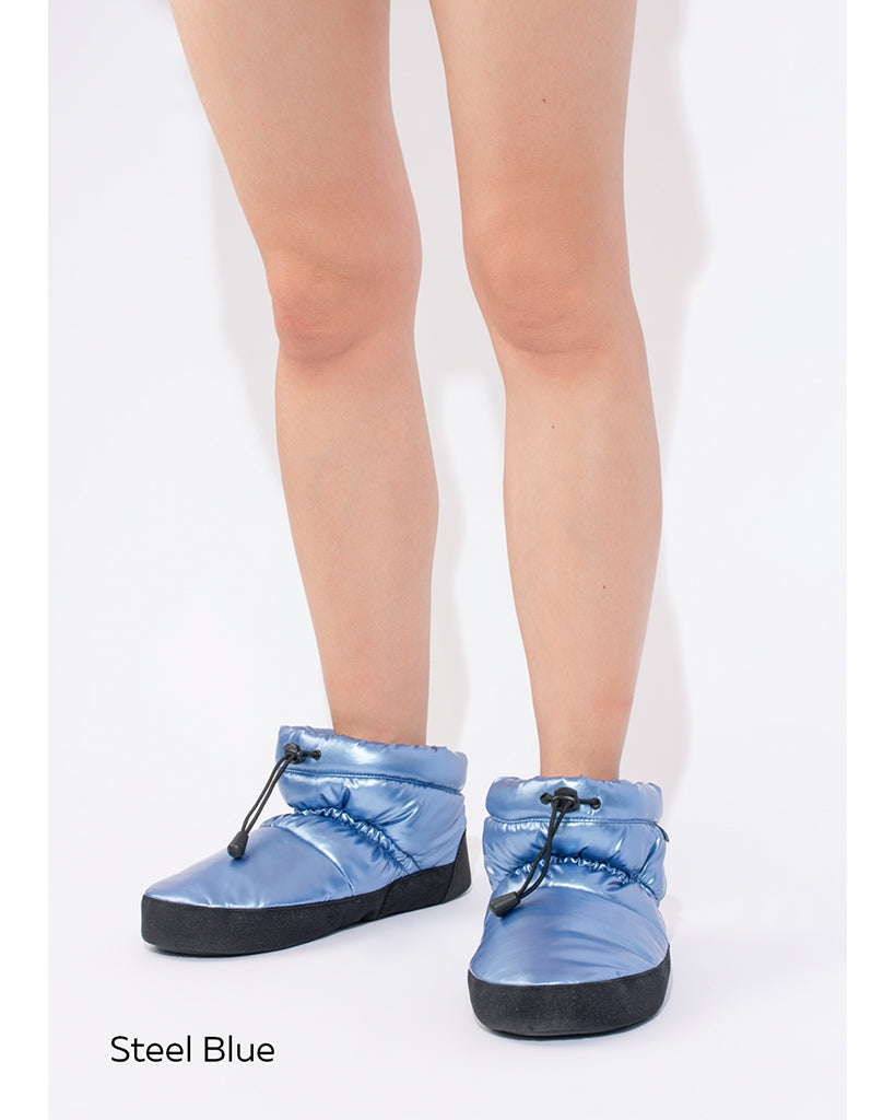 Grishko Split Sole Low Cut Warm Up Dance Booties - M75S Womens - Steel Blue