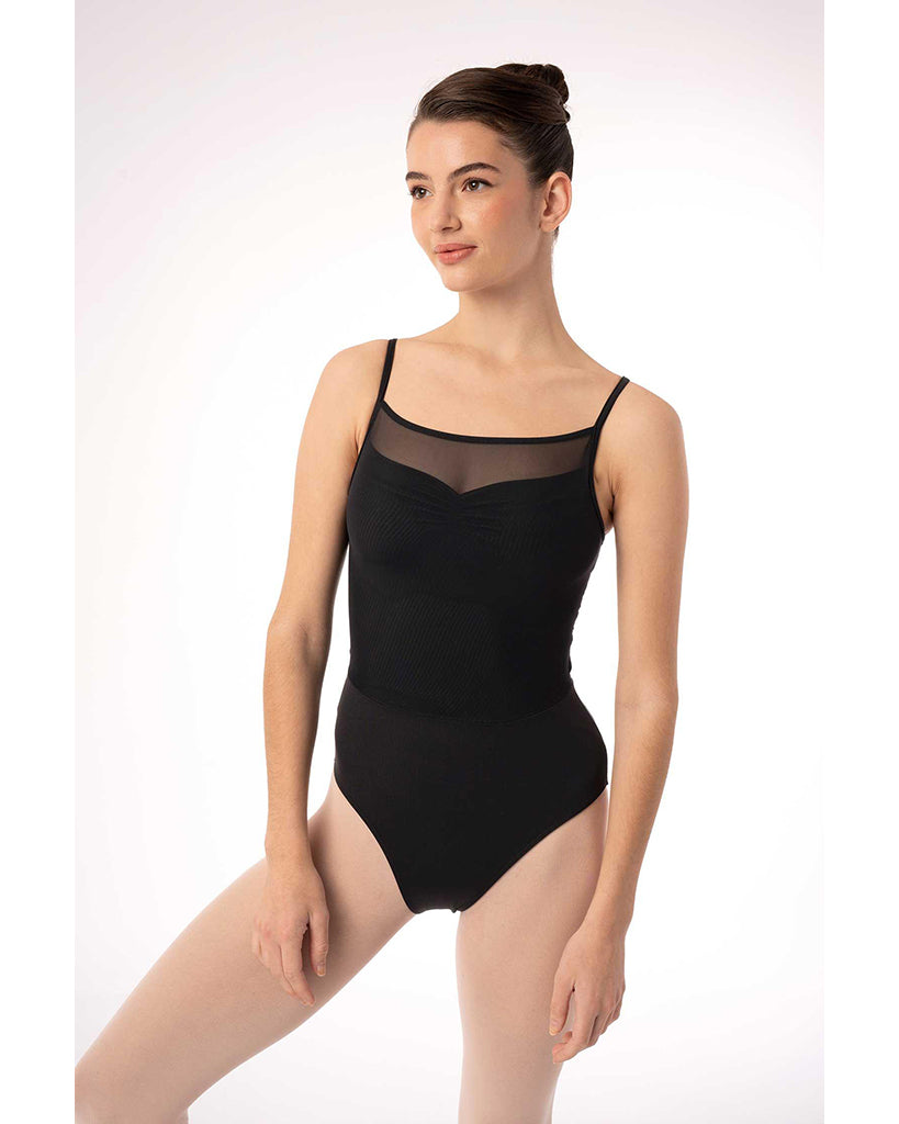 Intermezzo Federica Eclipse Mesh Pinch Front Camisole Leotard - 31702 Womens