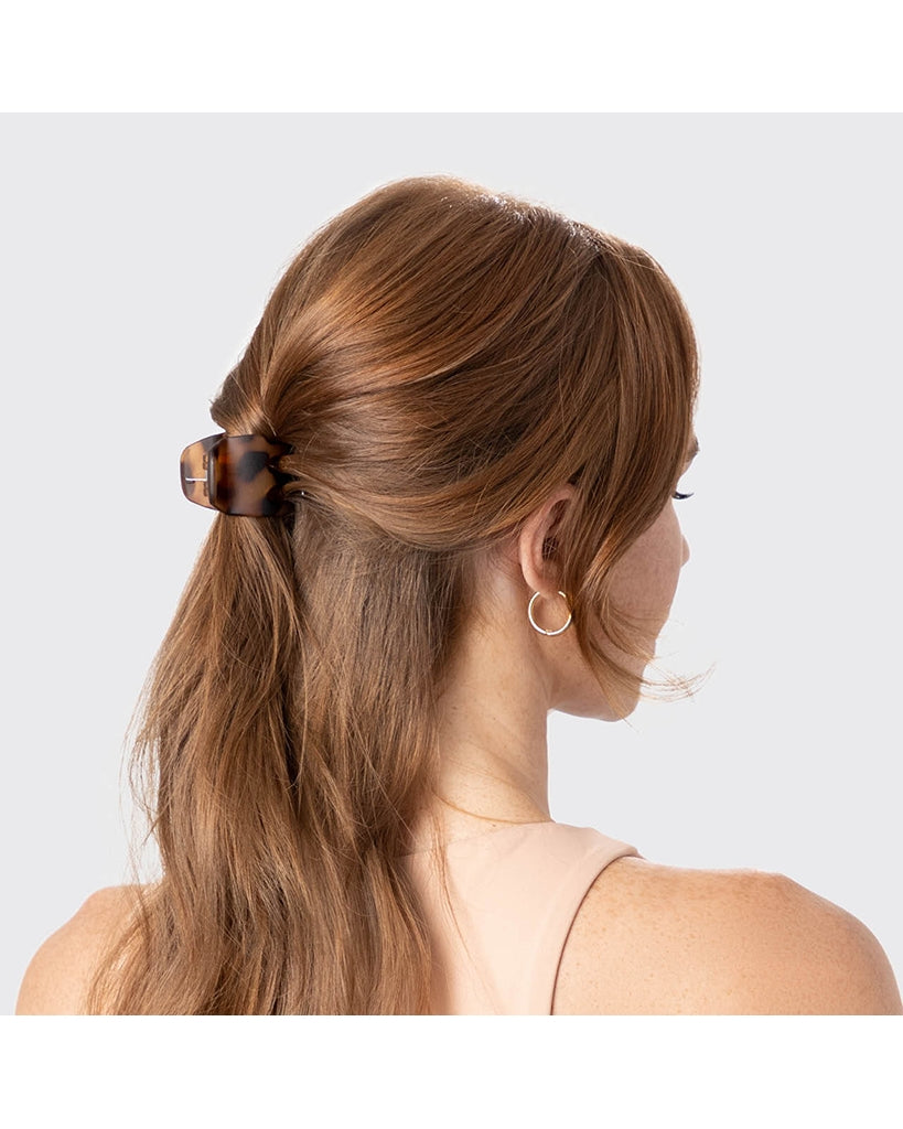 Kitsch Eco-Friendly Medium Claw Clip 2pc Set - Black & Tort
