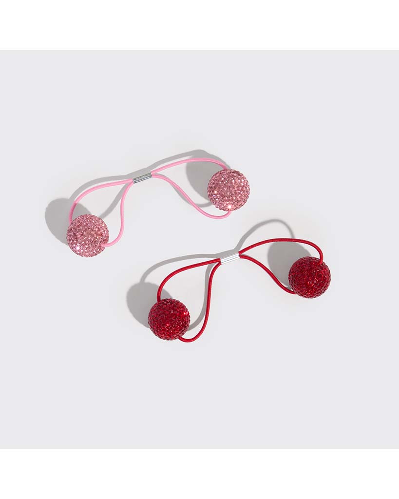 Kitsch Holiday Bubble Hair Ties 2 pc Set
