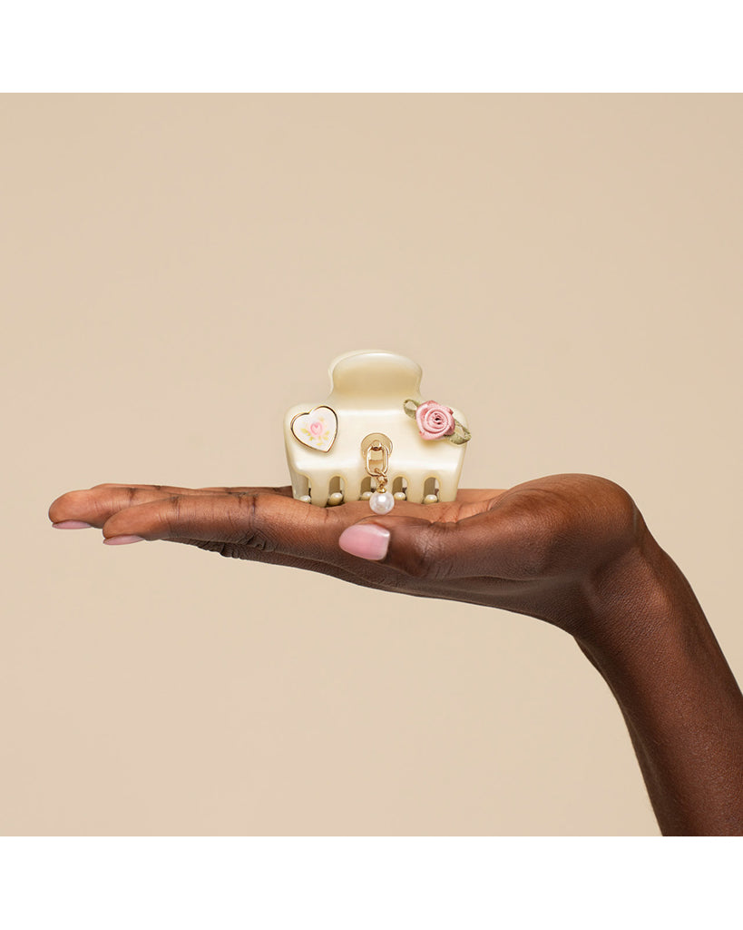Kitsch Kitschpop™️ Cloud Clip 7pc Set - Vintage Pearlized Cream