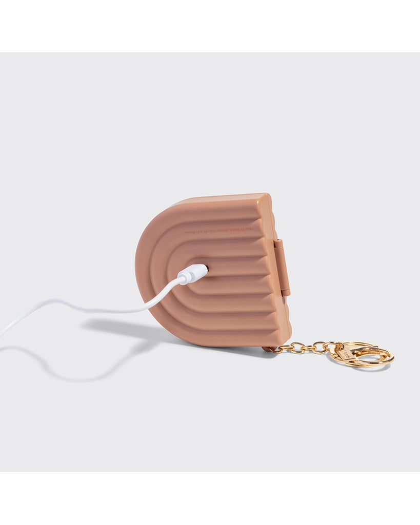 Kitsch Terracotta Compact Mirror Keychain