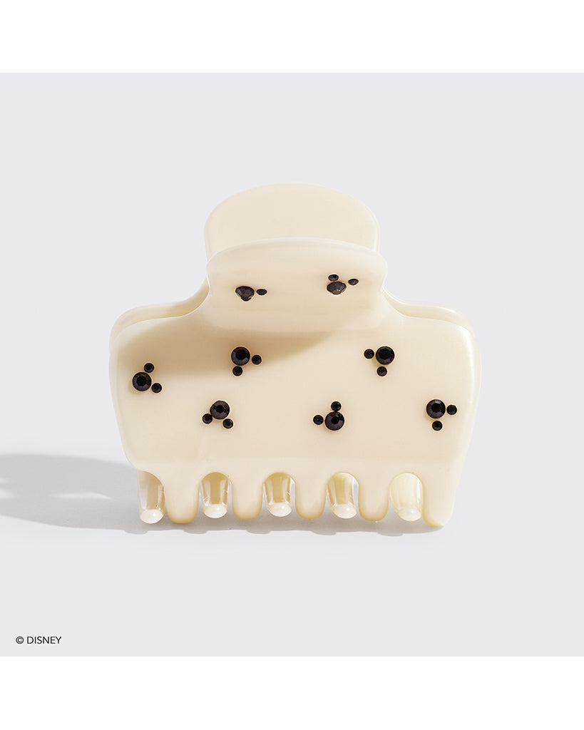 Kitsch & Mickey and Minnie Recycled Puffy Claw Clip 1 pc - Cream