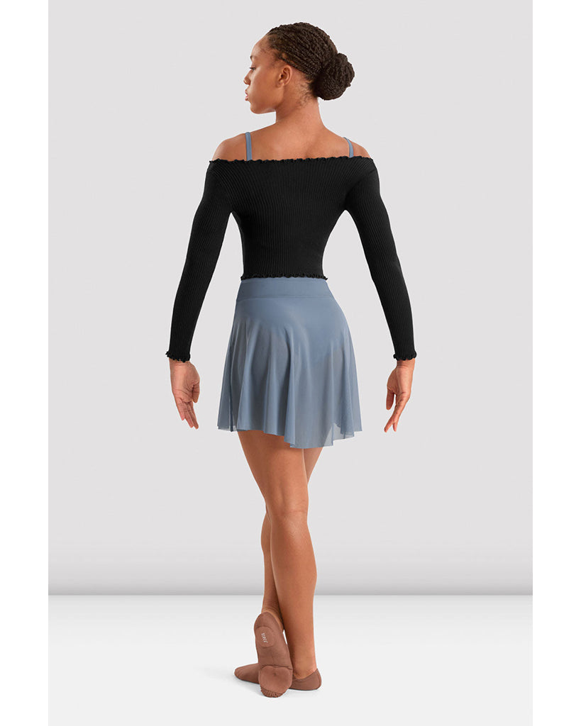 Mirella Ribbed Warm Up Long Sleeve Top - M30024L Women
