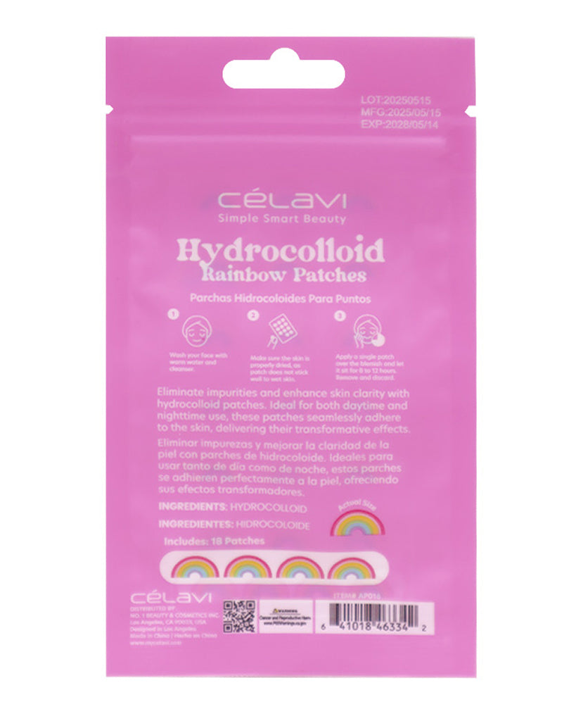 Pineapple Beauty Celavi 18pc Hydrocolloid Rainbow Acne Spot Patch