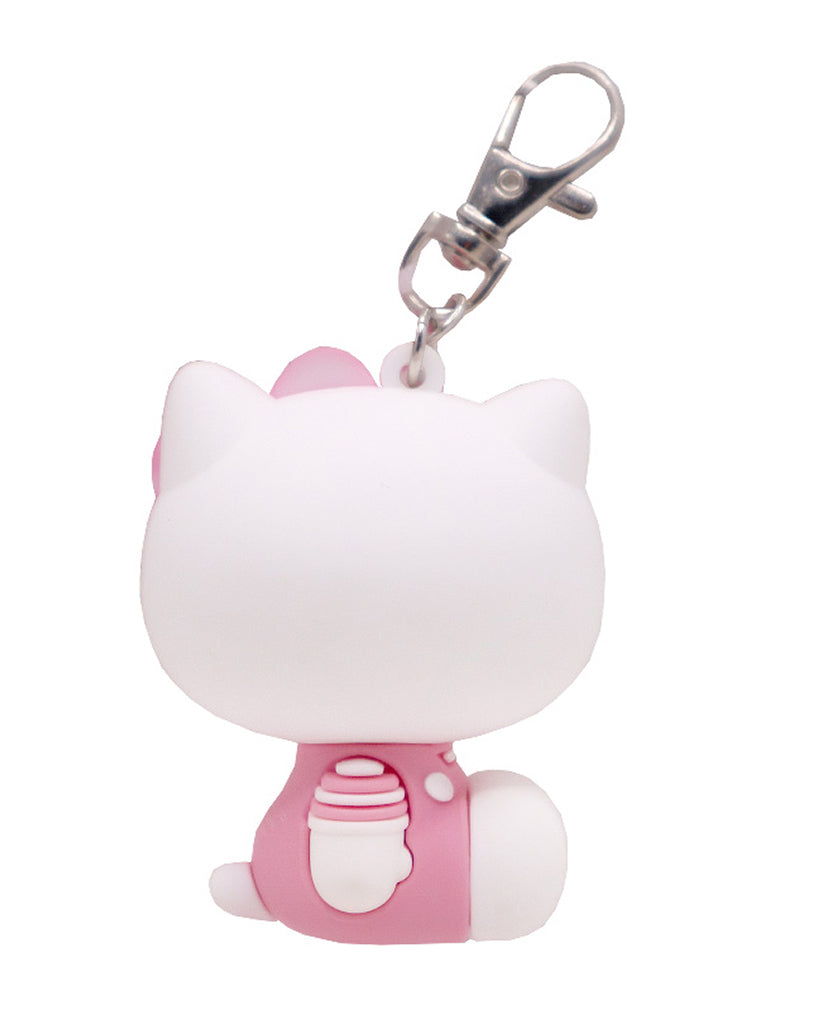 Pineapple Beauty Hello Kitty 3D Keychain Charm with Clip