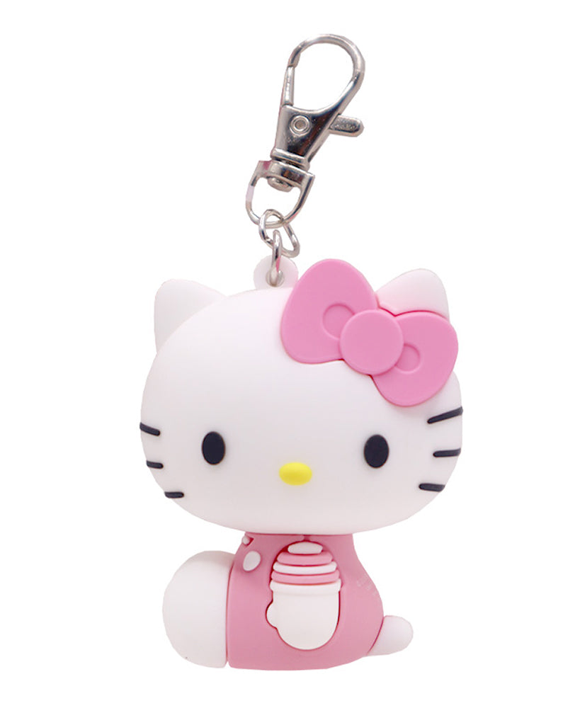Pineapple Beauty Hello Kitty 3D Keychain Charm with Clip