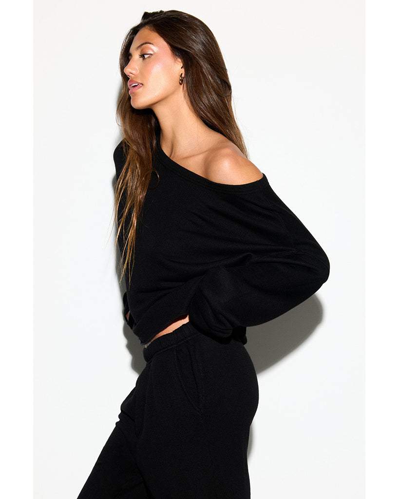 Spiritual Gangster Bella Sweatshirt - CWSW003 - Womens - Black