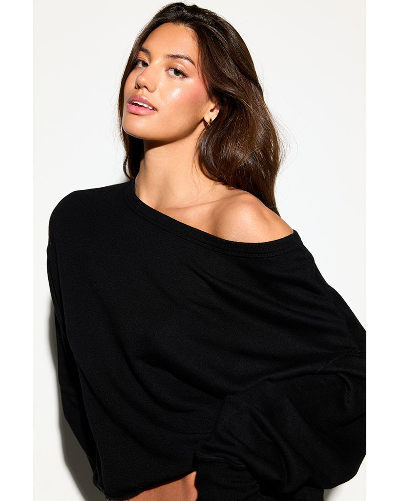 Spiritual Gangster Bella Sweatshirt - CWSW003 - Womens - Black