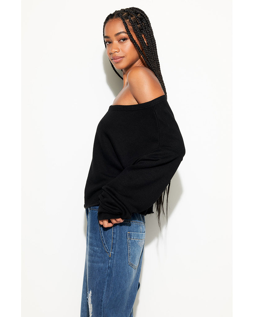 Spiritual Gangster Bella Sweatshirt - CWSW003 - Womens - Black