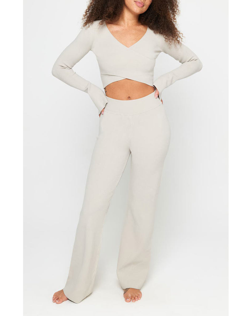 Spiritual Gangster Hadley Wrap Top - Womens - Birch