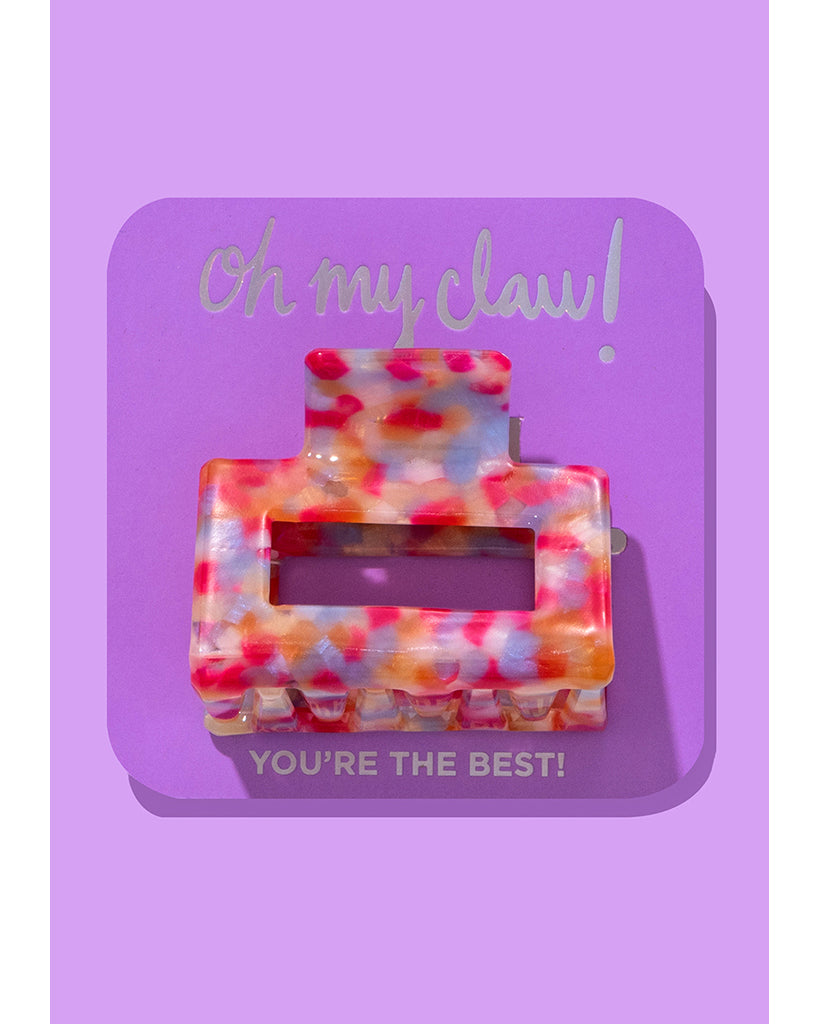 Taylor Elliott Designs Claw Clip On Card Medium - "You're the Best!"