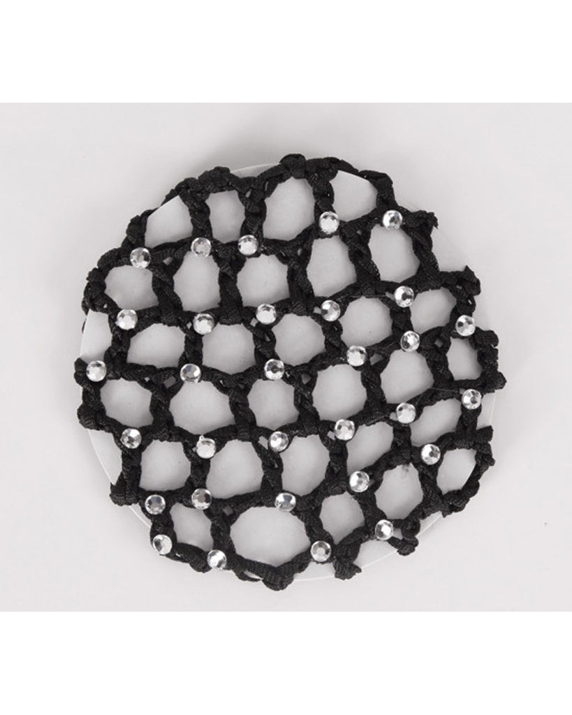 Wear Moi Crocheted Rhinestone Ballet Bun Cover - DIV97