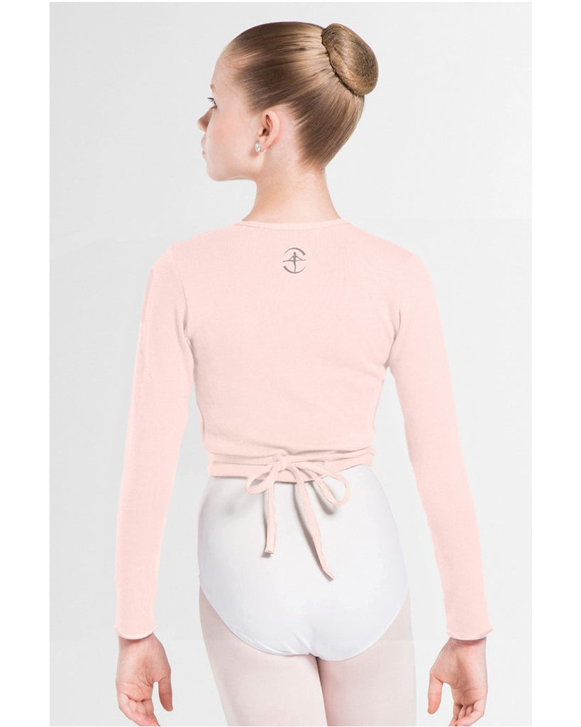 Wear Moi Menuet Knit Ballet Wrap Top - Girls