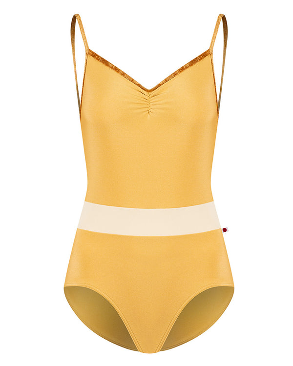 Yumiko Micah with Velvet Pinch Front Colour Block Camisole