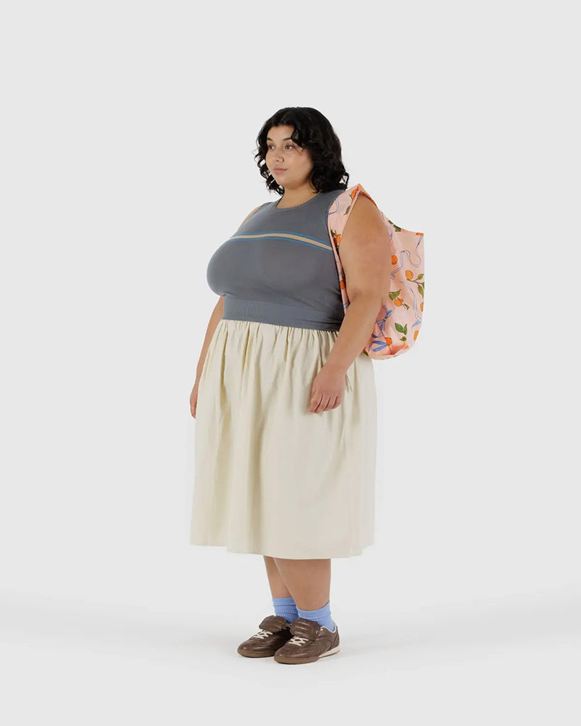 Baggu Reusable Bag - Apricots & Ribbons