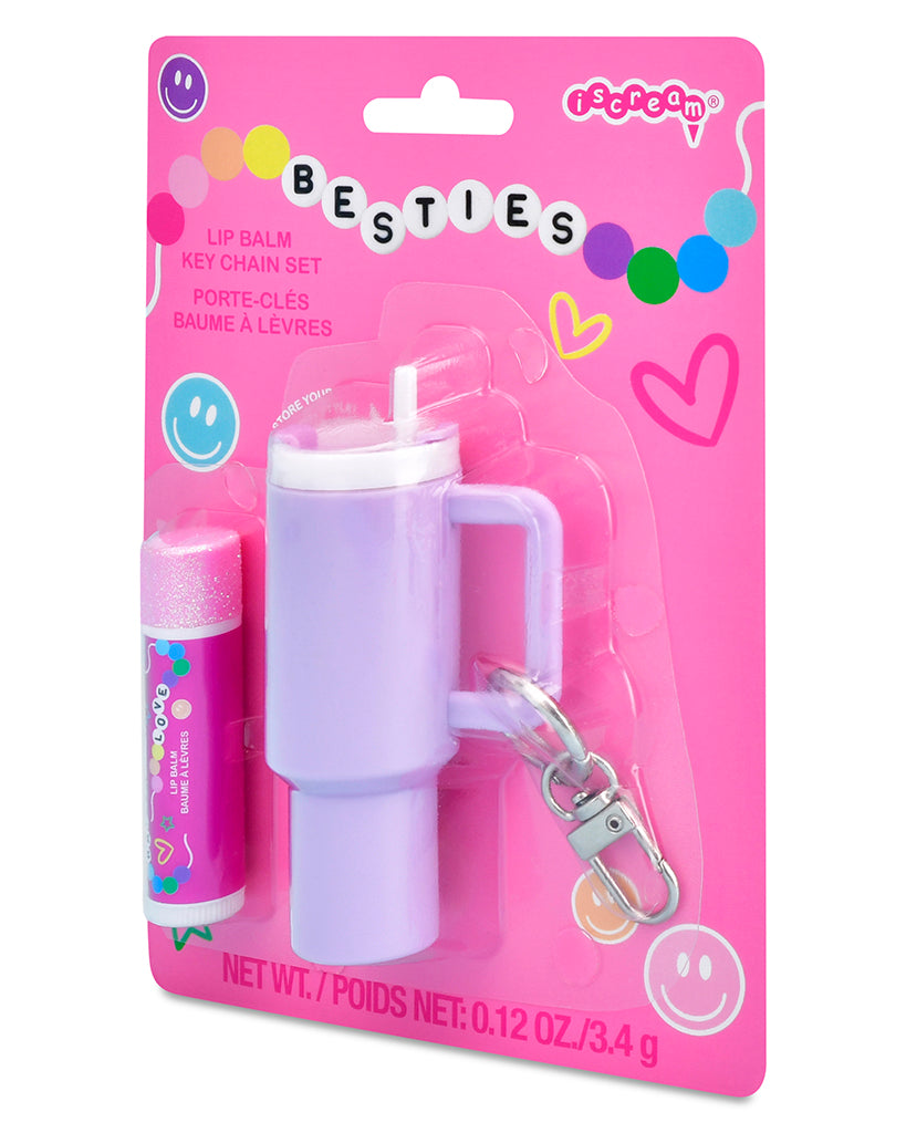 iscream Besties Lip Balm Key Chain Set