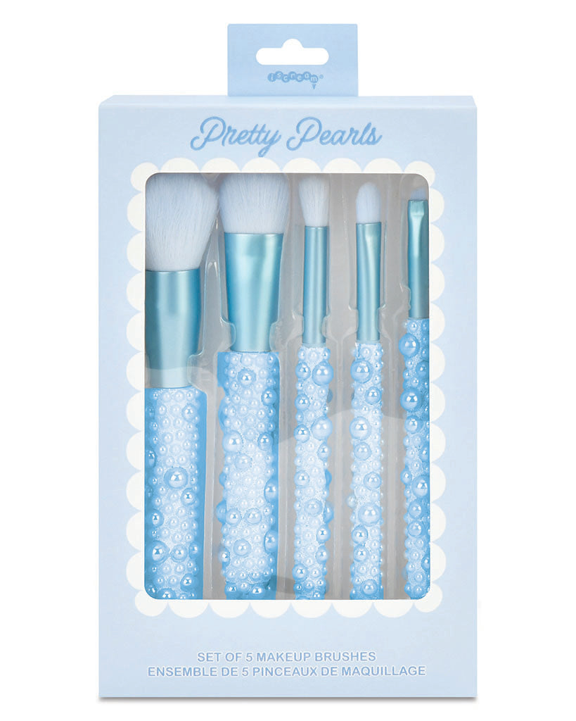 iscream Blue Pearl 5pc Makeup Brush Set
