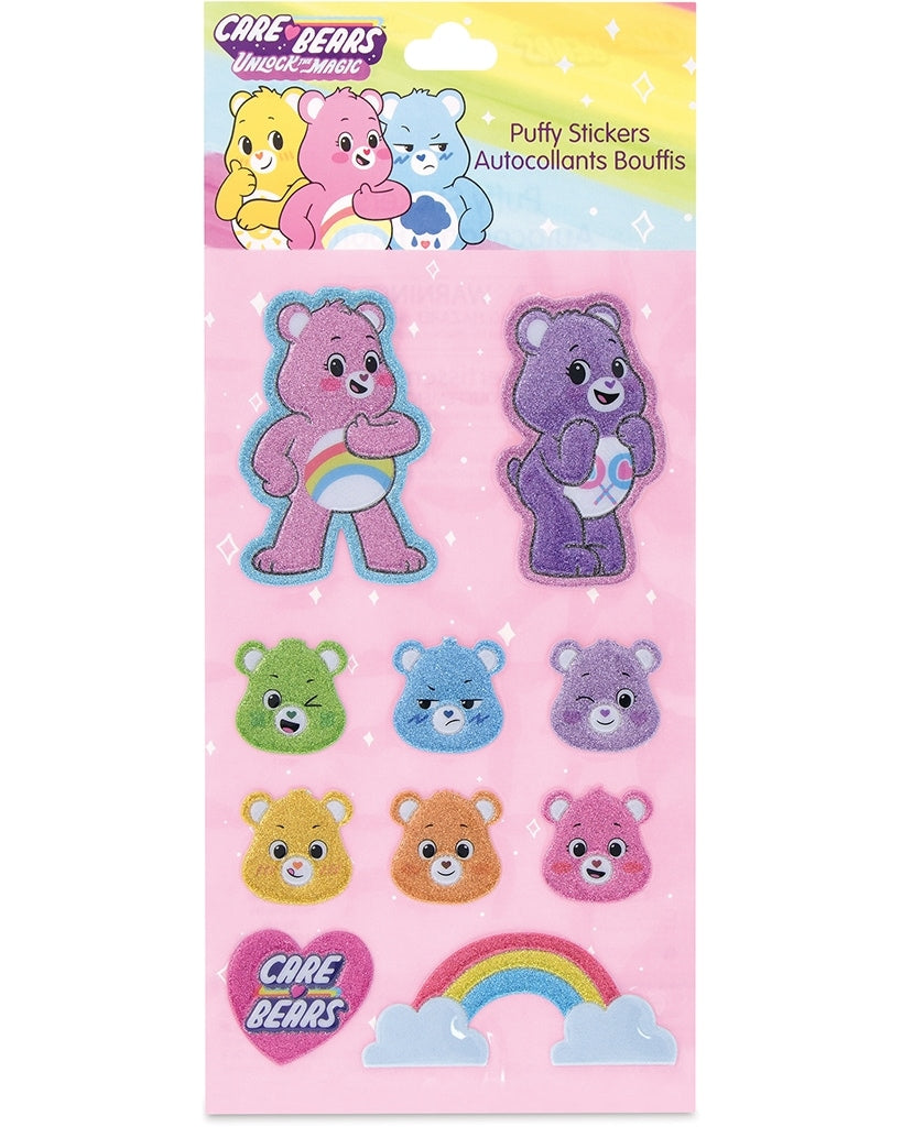 iscream Care Bears Team Puffy Stickers - 700440