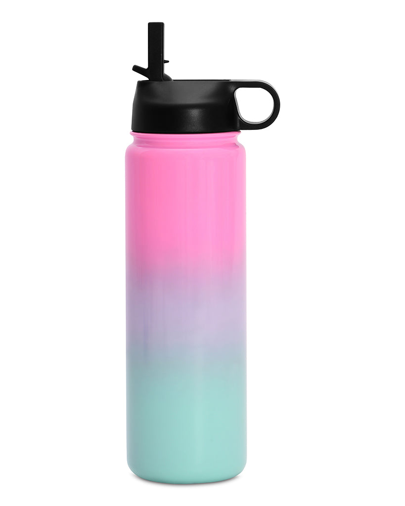 iscream Double-Wall Insulated Stainless Steel BPA Free Water Bottle - 870190 - Ombre