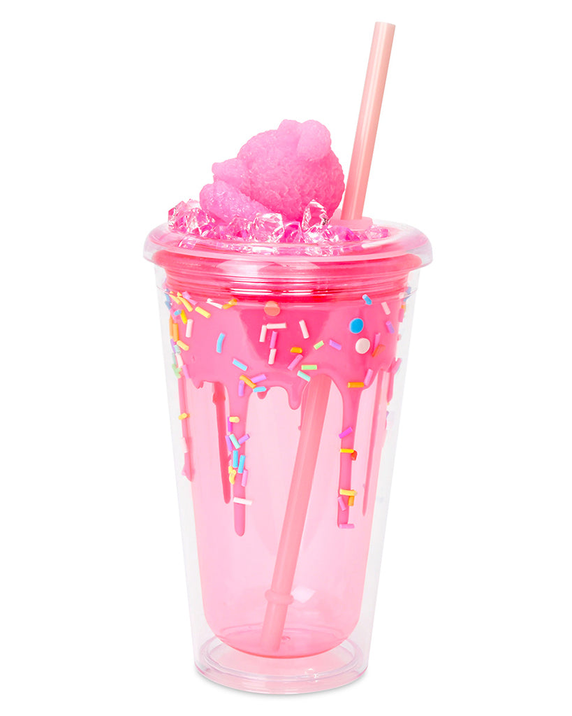 iscream Pink Bear Sprinkles Tumbler