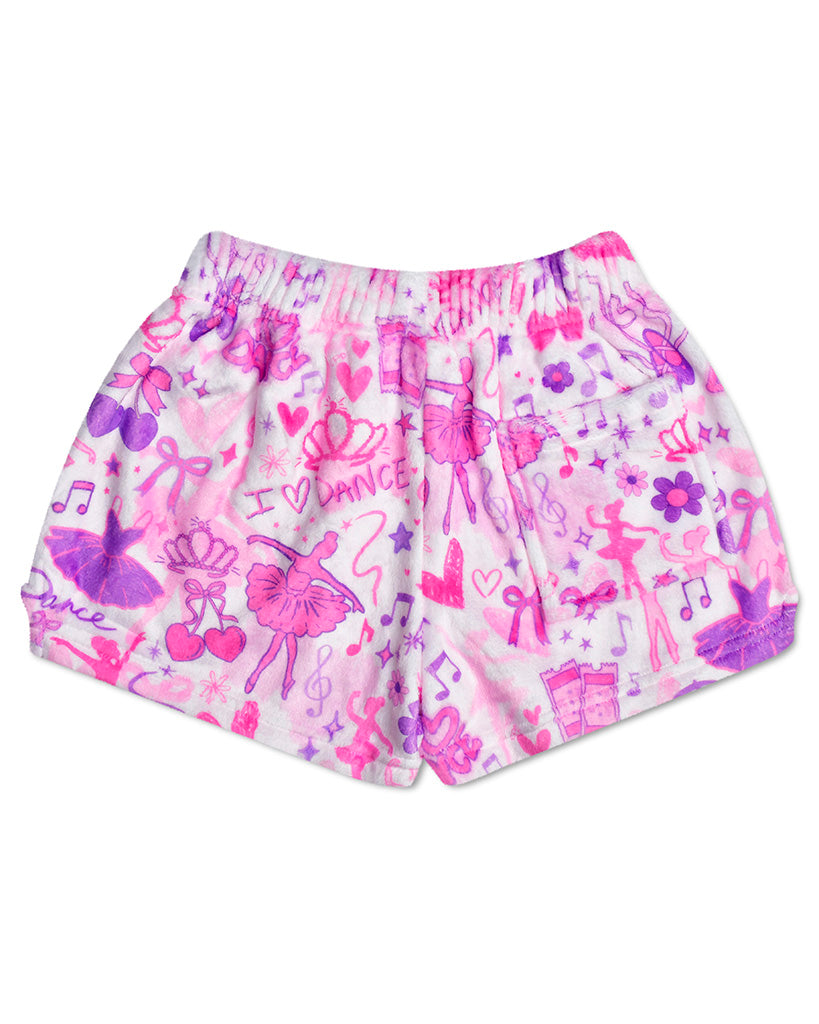 iscream Plush Shorts - Corey Paige Love to Dance