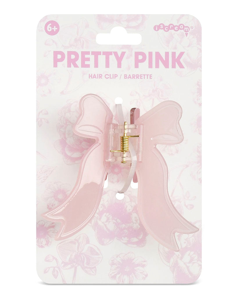 iscream Pretty Pink Bow Hair Clip